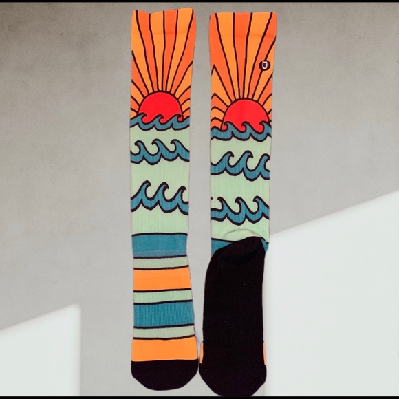 Sun on water knee high socks - Picture 4 of 4